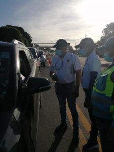 Funcionarios del Mitradel continúan apoyando a estamentos de seguridad en cercos sanitarios