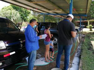 Inspeccionan lava autos de Herrera para verificar la no presencia de menores laborando