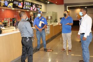 Verifican medidas de bioseguridad en salas de cine de la provincia de Veraguas