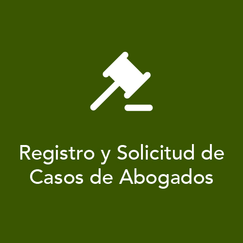 Registro y solicitud de casos de abogado