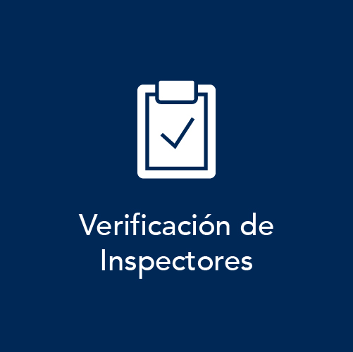 Verificacion de Inspectores